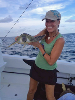 Bette Zirkelbach's passion and energy she devotes to the sustained future of sea turtles is palpable. 